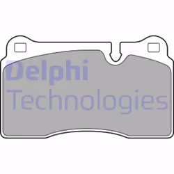 Set di pastiglie freno DELPHI LP2009, anteriore - Vista aggiuntiva 4