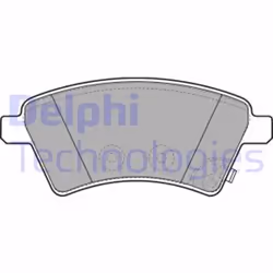 Set di pastiglie freno DELPHI LP1966, anteriore - Vista aggiuntiva 4
