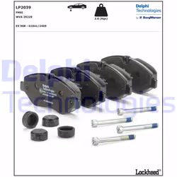 Set di pastiglie freno DELPHI LP2039 - Vista aggiuntiva 5