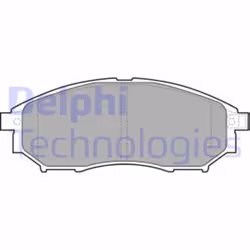 Set di pastiglie freno DELPHI LP2030, anteriore - Vista aggiuntiva 4