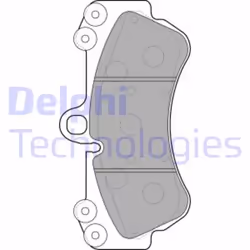 Set di pastiglie freno DELPHI LP2057, anteriore - Vista aggiuntiva 4
