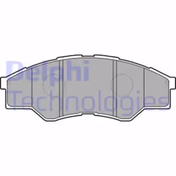 Set di pastiglie freno DELPHI LP2060, anteriore - Vista aggiuntiva 4