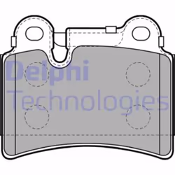 Set di pastiglie freno DELPHI LP2061, posteriore - Vista aggiuntiva 4