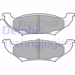 Set di pastiglie freno DELPHI LP2085, posteriore - Vista aggiuntiva 4