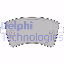 Set di pastiglie freno DELPHI LP2078, anteriore - Vista aggiuntiva 4