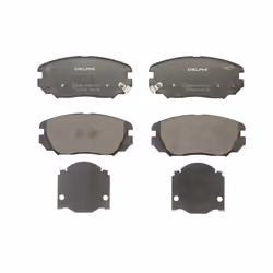 Set di pastiglie freno DELPHI LP2080, anteriore - Vista aggiuntiva 4