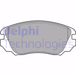 Set di pastiglie freno DELPHI LP2080, anteriore - Vista aggiuntiva 5