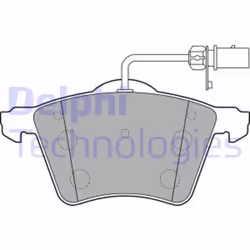 Set di pastiglie freno DELPHI LP2021, anteriore