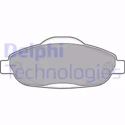 Set di pastiglie freno DELPHI LP2070, anteriore - Vista aggiuntiva 4