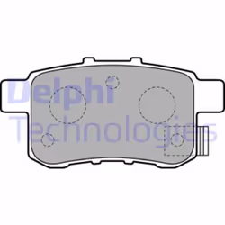 Set di pastiglie freno DELPHI LP2145, posteriore - Vista aggiuntiva 4