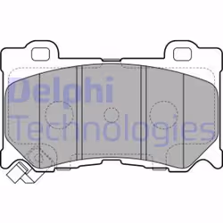 Set di pastiglie freno DELPHI LP2156, anteriore - Vista aggiuntiva 4
