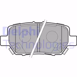 Set di pastiglie freno DELPHI LP2160, posteriore - Vista aggiuntiva 4