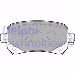 Set di pastiglie freno DELPHI LP2174, posteriore - Vista aggiuntiva 4