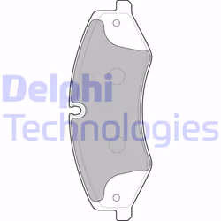 Set di pastiglie freno DELPHI LP2176, anteriore - Vista aggiuntiva 4