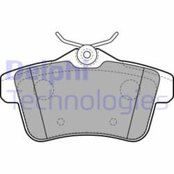 Set di pastiglie freno DELPHI LP2180, posteriore