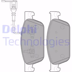 Set di pastiglie freno DELPHI LP2199, anteriore - Vista aggiuntiva 4