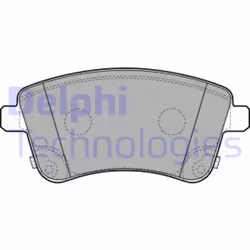 Set di pastiglie freno DELPHI LP2203, anteriore - Vista aggiuntiva 5