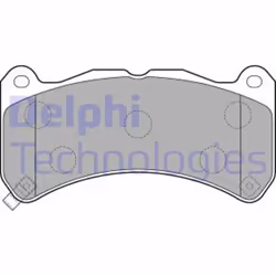 Set di pastiglie freno DELPHI LP2211, anteriore - Vista aggiuntiva 5