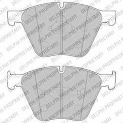 Set di pastiglie freno DELPHI LP2210, anteriore