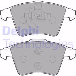 Set di pastiglie freno DELPHI LP2225, anteriore