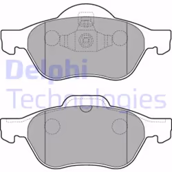 Set di pastiglie freno DELPHI LP2252, anteriore