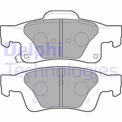 Set di pastiglie freno DELPHI LP2251, posteriore - Vista aggiuntiva 4