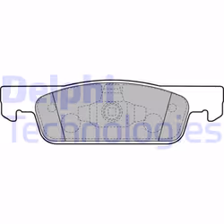 Set di pastiglie freno DELPHI LP2479, anteriore