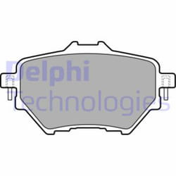 Set di pastiglie freno DELPHI LP2505, posteriore
