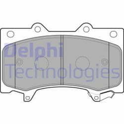 Set di pastiglie freno DELPHI LP2712, anteriore
