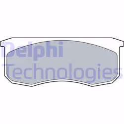 Set di pastiglie freno DELPHI LP3509,