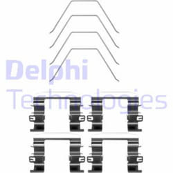 Set di accessori, pastiglia del freno a disco DELPHI LX0669