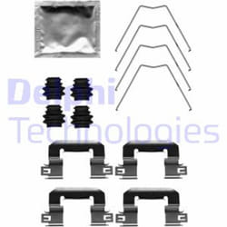 Set di accessori, pastiglia del freno a disco DELPHI LX0711