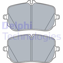Set di pastiglie freno DELPHI LP3539, anteriore