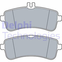 Set di pastiglie freno DELPHI LP3542, posteriore