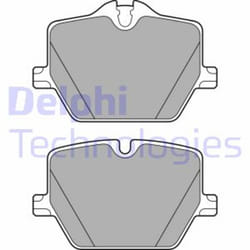 Set di pastiglie freno DELPHI LP3604, posteriore