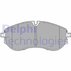 Set di pastiglie freno DELPHI LP3610, anteriore