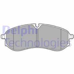 Set di pastiglie freno DELPHI LP3641, posteriore