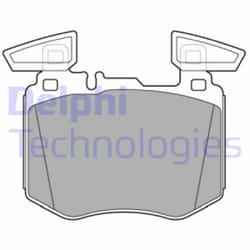 Set di pastiglie freno DELPHI LP3642, anteriore