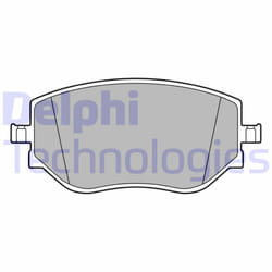 Set di pastiglie freno DELPHI LP3644, anteriore