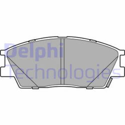 Set di pastiglie freno DELPHI LP3645, anteriore