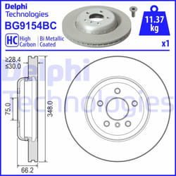 Disco freno DELPHI BG9154BC