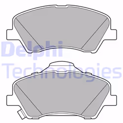 Set di pastiglie freno DELPHI LP3678, anteriore