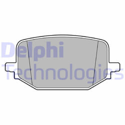 Set di pastiglie freno DELPHI LP3697, posteriore