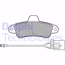 Set di pastiglie freno DELPHI LP853, posteriore