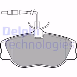 Set di pastiglie freno DELPHI LP909, anteriore
