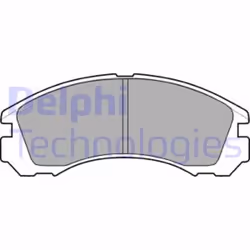 Set di pastiglie freno DELPHI LP871, anteriore