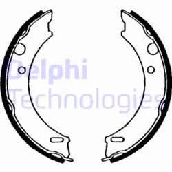 Set di ganasce freno, freno di stazionamento DELPHI LS1657