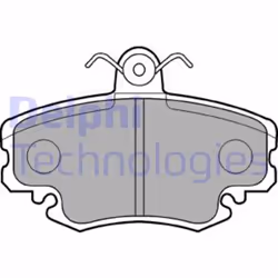 Set di pastiglie freno DELPHI LP885, anteriore