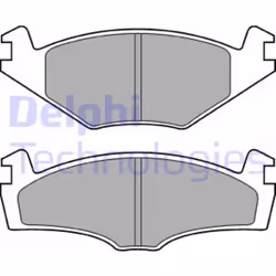 Set di pastiglie freno DELPHI LP979, anteriore