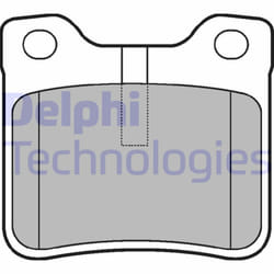 Set di pastiglie freno DELPHI LP991, posteriore